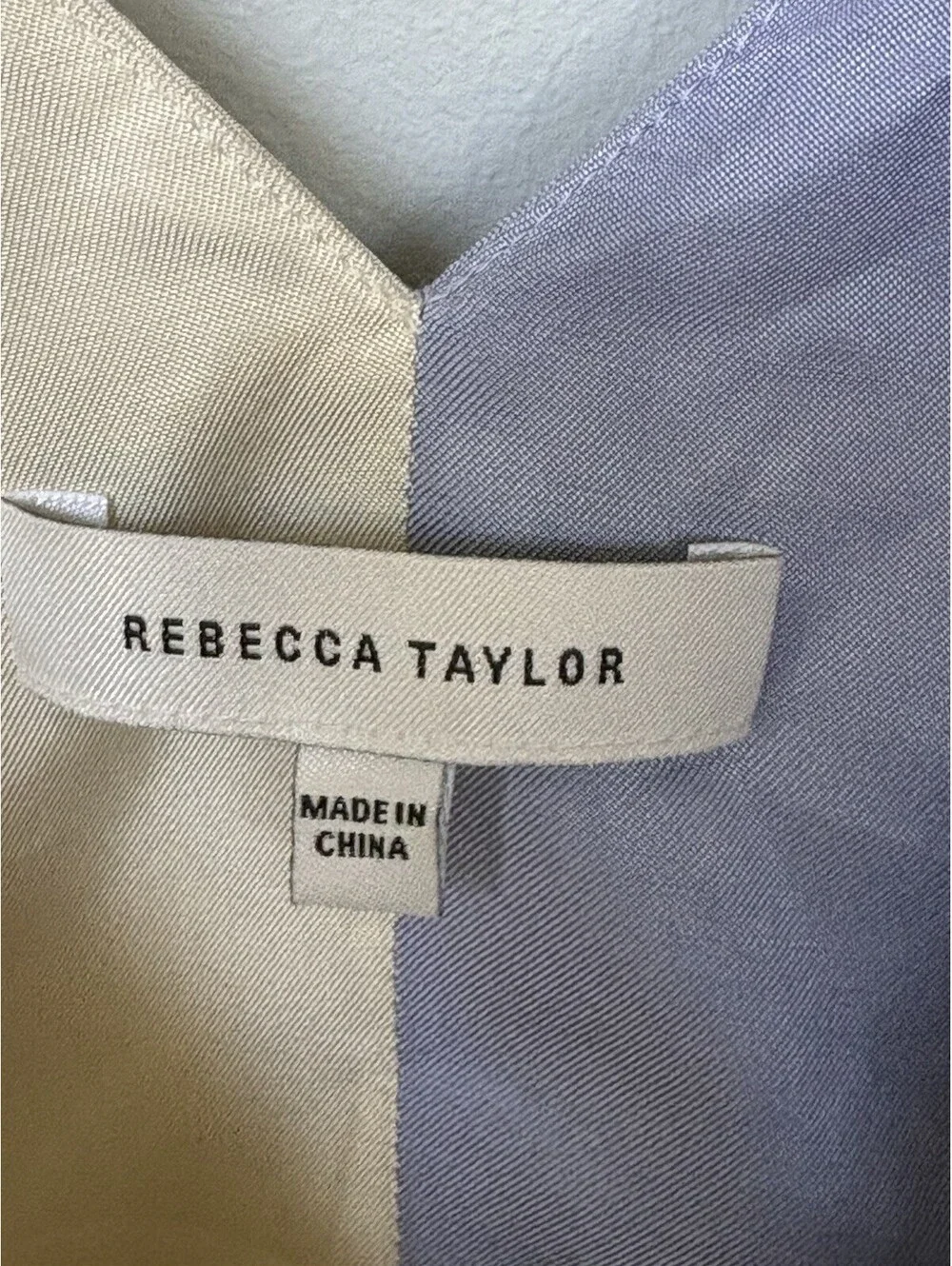 Rebecca Taylor Womens Colorblock V-Neck Spaghetti Strap Camisole Tank Top 4